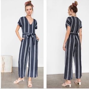 RAILS Nordstrom linen jumpsuit - L - no tie